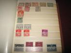 Kleine verzameling Nederlandsche postzegels + mapje postfris, Ophalen of Verzenden, Gestempeld