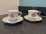 Set kopjes & schoteltjes China porselein Versailles, Ophalen of Verzenden