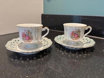Set kopjes & schoteltjes China porselein Versailles beschikbaar voor biedingen