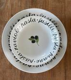 Pastaschaal met 4 borden / set 5delig, Huis en Inrichting, Keuken | Servies, Ophalen, Gebruikt, Bord(en), Overige stijlen