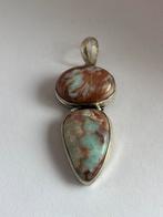 Larimar Edelsteen Hanger - Handgemaakt & Uniek!, Overige voorstellingen, Blauw, Nieuw, Ophalen of Verzenden