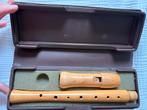 Moeck sopraan blokfluit in originele doos, Ophalen of Verzenden, Gebruikt, Sopraan of Sopranino, Met koffer, hoes of etui