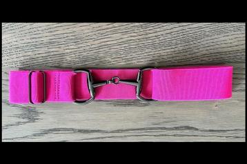 Roze - Zwart - Paardrij Riem - Trensriem - Paardrijriem - Pa beschikbaar voor biedingen