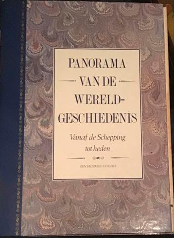 Panorama van de wereldgeschiedenis beschikbaar voor biedingen