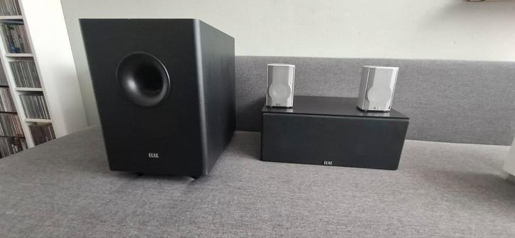 Elac sub101.Center 201.Sat2 2x., Audio, Tv en Foto, Home Cinema-sets, Gebruikt, Overige spelers, Overige merken, Ophalen