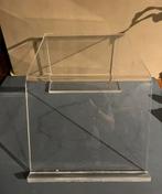 Computer standaard plexiglas, Ophalen, Zo goed als nieuw