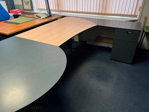 Super groot Design Bureau + Vergaderstuk + Ladenblok “Bulo”, Huis en Inrichting, Bureaus, Zo goed als nieuw, Bureau, Ophalen