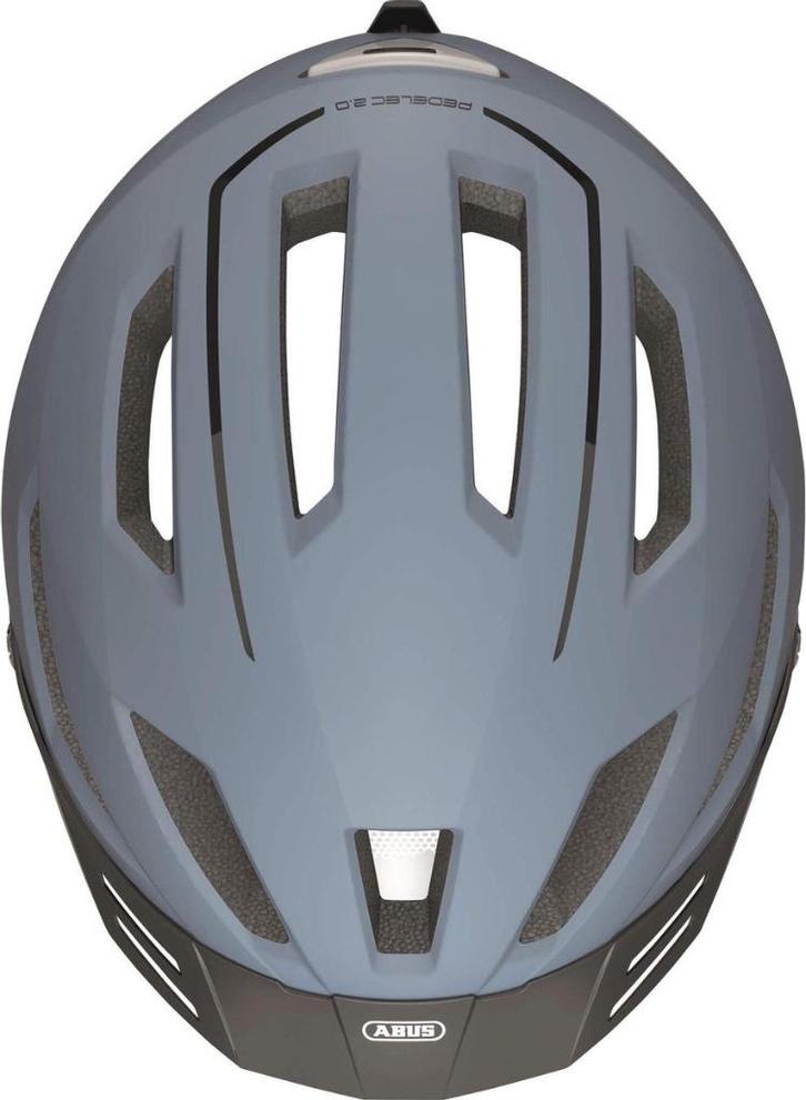 Abus Pedelec 2.0 stadsfietshelm - Glacier Blue -  56-62, Fietsen en Brommers, Fietsaccessoires | Fietshelmen, Nieuw, Heer of Dame