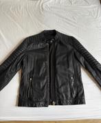 Goosecraft zwarte lederen jas voor heren maat L, Kleding | Heren, Jassen | Zomer, Ophalen of Verzenden, Zo goed als nieuw, Maat 52/54 (L)