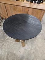 Bistrotafel Revelin Brass/ Zwart 75cm van Richmond Interiors, Ophalen