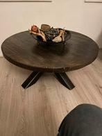 Ronde salon tafel met metalen voet  pronto Z.G.A.N, Ophalen