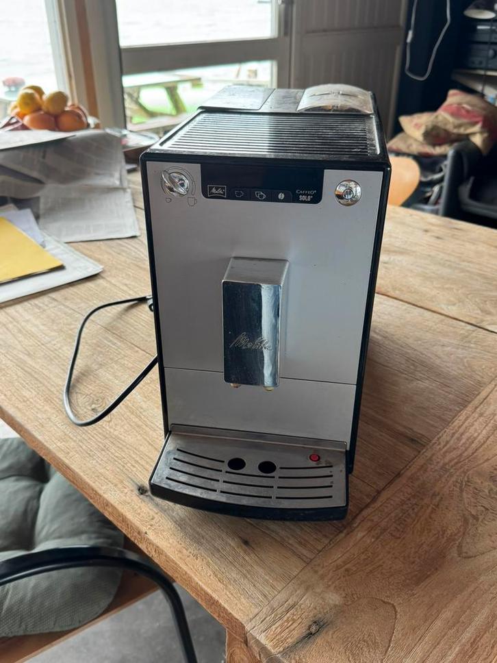Melitta Solo automatische koffiemachine, gebruikt, Witgoed en Apparatuur, Koffiezetapparaten, Gebruikt, Gemalen koffie, Koffiemachine
