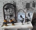 🐦‍⬛ PPH 1.12 HALLOWEEN ZWARTE KRAAIEN OP VOET 🐦‍⬛, Ophalen of Verzenden, Zo goed als nieuw, Poppenhuis