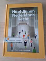 Hoofdlijnen Nederlands Recht C.J. Loonstra 14e druk, Boeken, Studieboeken en Cursussen, Ophalen of Verzenden, Zo goed als nieuw