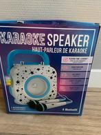 Karaoke Speaker met Microfoons, Ophalen of Verzenden, Zo goed als nieuw, Complete set