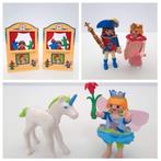 3 Playmobil sets elfje met unicorn, poppenkast, koning(in), Ophalen of Verzenden, Zo goed als nieuw, Complete set