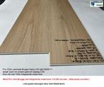 Pvc click Bruges Eik 6mm dik met integreerde ondervloer, 75 m² of meer, Nieuw, Ophalen of Verzenden, Pvc click light natuur eik met integreerde ondervloer