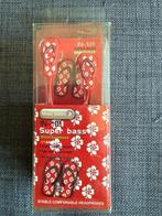 Nieuwe Oordopjes IN-101 Super Bass - Leuke Flip-Flop Design!, Ophalen of Verzenden, Nieuw, In gehoorgang (in-ear)
