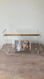 Design lectuur bak, tijdschriften bak David Lange plexiglas, Huis en Inrichting, Ophalen of Verzenden, Gebruikt