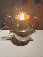 Vintage Theepot Tafellamp - Uniek Design!, Antiek en Kunst, Ophalen of Verzenden