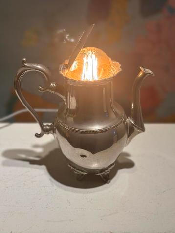 Vintage Theepot Tafellamp - Uniek Design! beschikbaar voor biedingen