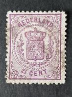 NEDERLAND | 1869 | NVPH 18 | Gestempeld, Postzegels en Munten, Postzegels | Nederland, T/m 1940, Verzenden, Gestempeld