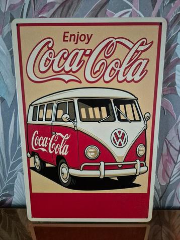 Coca cola volkswagen reclamebord beschikbaar voor biedingen