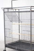 Binnen Volière Elegant - Hamerslag Antraciet Vogel Vogelkooi, Ophalen of Verzenden, Nieuw, Hout, Vogelkooi