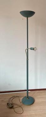 Vintage Vloerlamp met Leeslamp (groen), Huis en Inrichting, Lampen | Vloerlampen, Ophalen, Gebruikt, Metaal, 150 tot 200 cm