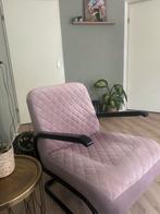 Mooie Lila/oud roze fauteuil zgan, Ophalen of Verzenden, Zo goed als nieuw, 75 tot 100 cm