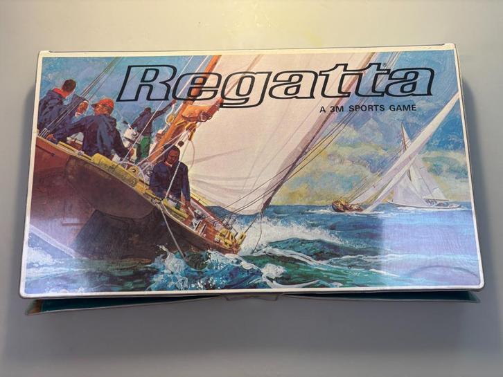 Uit 1967 het vintage bordspel.: Regatta "a 3M Sports Game", Verzamelen, Speelgoed, Gebruikt, Verzenden