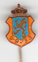 Juliana jubileum 9-9-'33 vooroorlogs emaille speld, Verzenden, Zo goed als nieuw, Transport