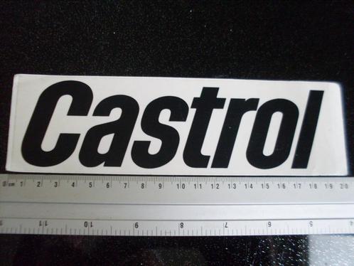 grote ruit sticker castrol logo zwart, Verzamelen, Stickers, Zo goed als nieuw, Merk, Verzenden