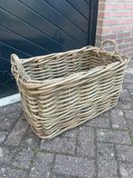 Rieten mand nieuw dik grijs riet, Huis en Inrichting, Ophalen of Verzenden, Zo goed als nieuw, Rechthoekig, Riet