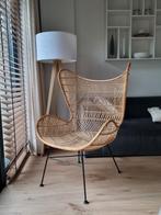 Zeer mooie HKliving Ratan Egg Bohemian chair te koop, Huis en Inrichting, Ophalen of Verzenden, Zo goed als nieuw, Riet of Rotan