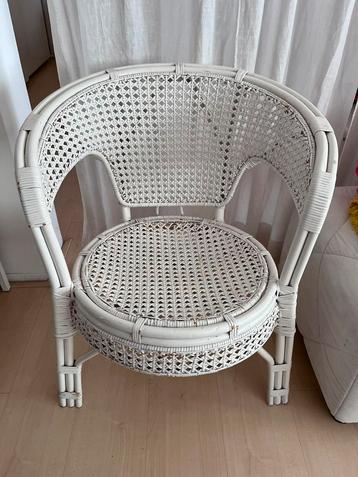 Mooie vintage rieten/rotan stoel, jaten ‘70! beschikbaar voor biedingen