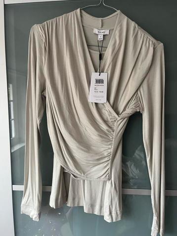 REISS Top - Nieuw met kaartje - Zilvergrijs beschikbaar voor biedingen