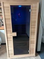 Te koop Inftarood sauna 100x110x198cm, Ophalen, Zo goed als nieuw, Infrarood, Complete sauna