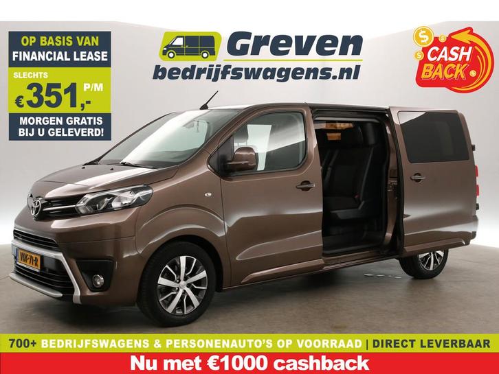 Toyota ProAce 2.0 D-4D L3H1 | DC | Airco | Cruise | Camera |, Auto's, Bestelauto's, Bedrijf, Te koop, ABS, Achteruitrijcamera