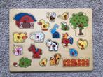 Inlegpuzzel boerderij, Ophalen of Verzenden, 10 tot 50 stukjes, Gebruikt, 6 maanden tot 2 jaar