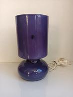 Vintage Ikea lykta tafellamp paars, Ophalen of Verzenden, Gebruikt, Glas, Minder dan 50 cm