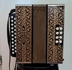 Hohner diatonische Accordeon of Trekzak met lesboek, Gebruikt, Overige formaten, Met koffer, Ophalen of Verzenden