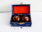 Meridiaan kogels rood / Ying Yang bollen orka / Yin Yan, Ophalen of Verzenden, Zo goed als nieuw, Overige typen
