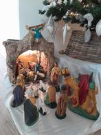 Nostalgische kerstgroep met grot, Diversen, Kerst, Ophalen, Zo goed als nieuw