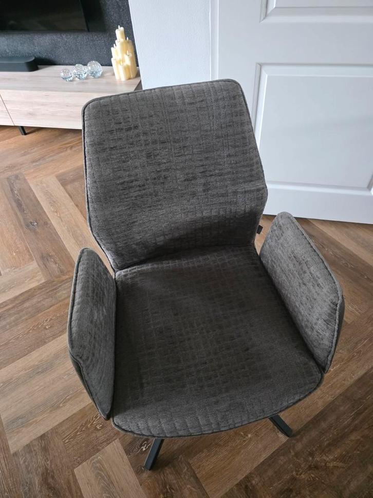 Eetkamerstoelen, Huis en Inrichting, Stoelen, Zo goed als nieuw, Vijf, Zes of meer stoelen, Leer, Stof, Ophalen of Verzenden