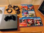 PS4 slim + Thrustmaster stuur en 7 games, vaste prijs €195, Spelcomputers en Games, Ophalen of Verzenden, Zo goed als nieuw