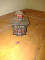 Gietijzeren spaarpot., Verzamelen, Spaarpotten, Ophalen of Verzenden, Zo goed als nieuw, Metaal of Blik