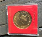 Zware bronzen penning, Ophalen of Verzenden, Brons, Buitenland