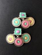 Vintage GAS Bijoux oorbellen, Overige materialen, Verzenden, Zilver, Hangers