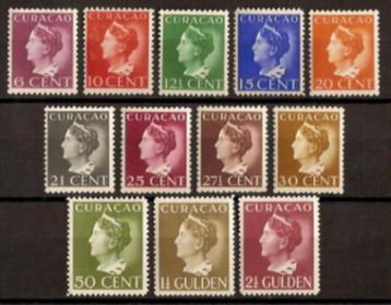 Curacao NVPH nr 141/52 ongebruikt Koningin Wilhelmina 1941 beschikbaar voor biedingen